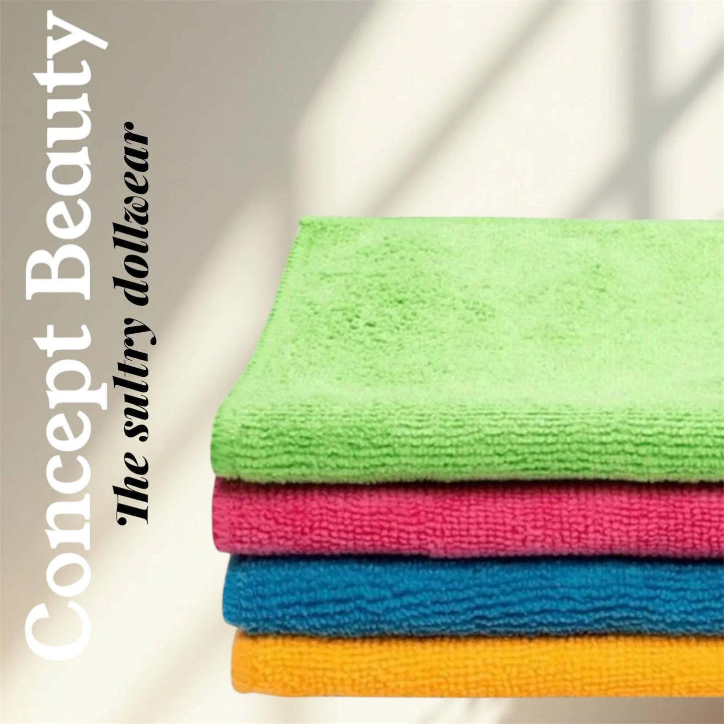 Concept Dry Towel - Microfiber Wipes (X4)