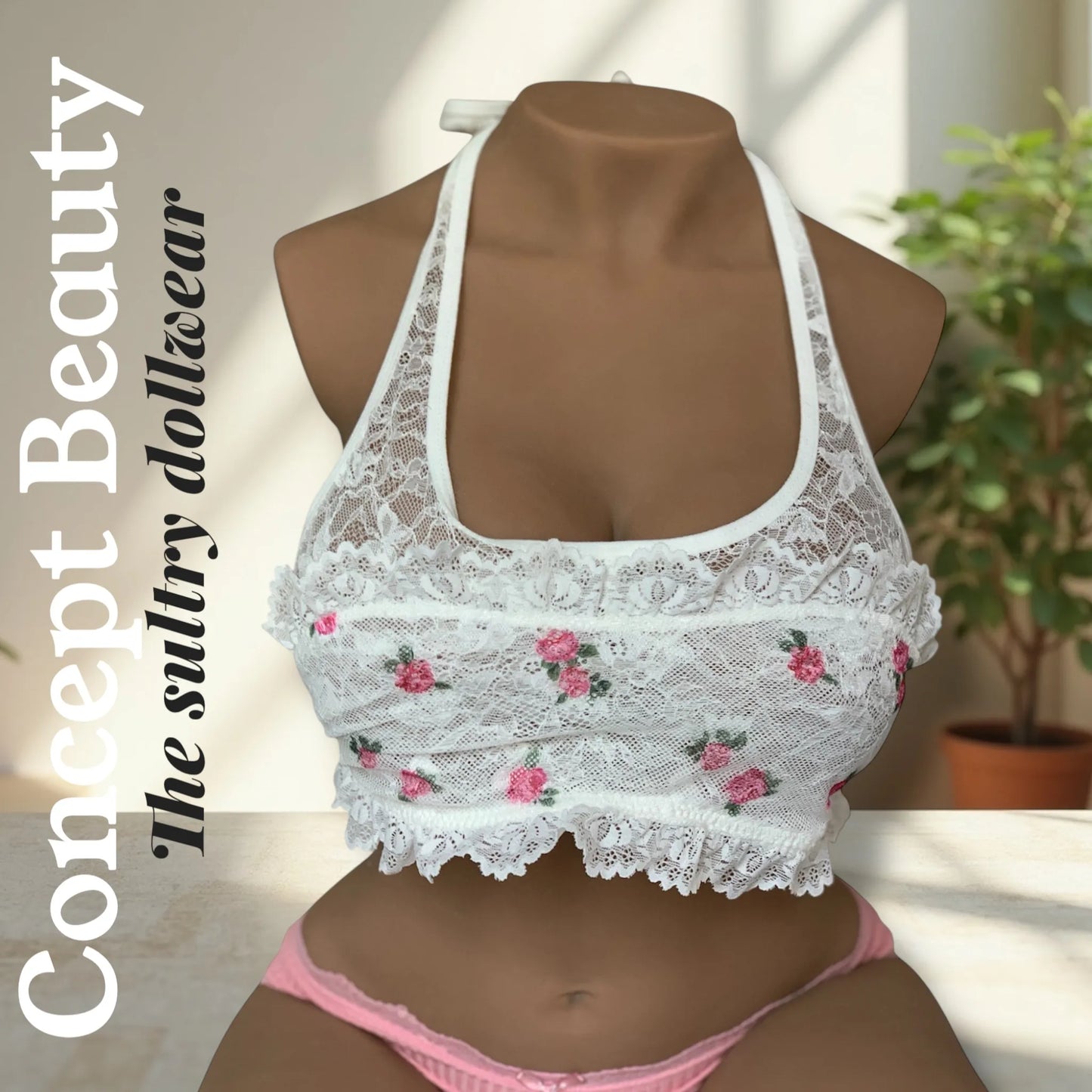 White Floral Lace Top – Romantic Sweetness and Awakened Desire
