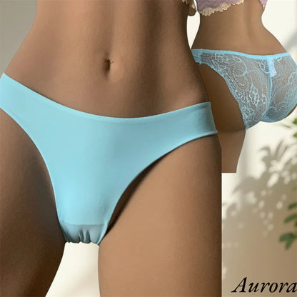 Sky Blue Lace Briefs – Sensual Softness