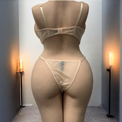 Ensemble lingerie brodé en dentelle florale - Concept Beauty 