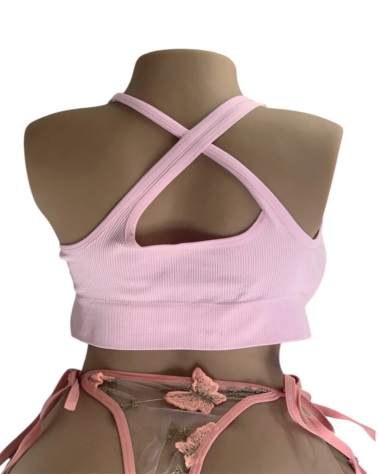 Soutien-gorge de Sport Croisé à Découpes (seconde main) - Concept Beauty 