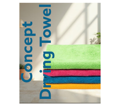 Concept Dry Towel - Microfiber Wipes (X4)