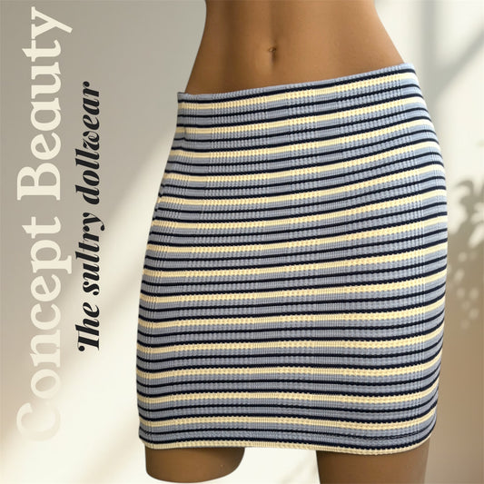 Striped Bodycon Skirt – Graphic Glamour