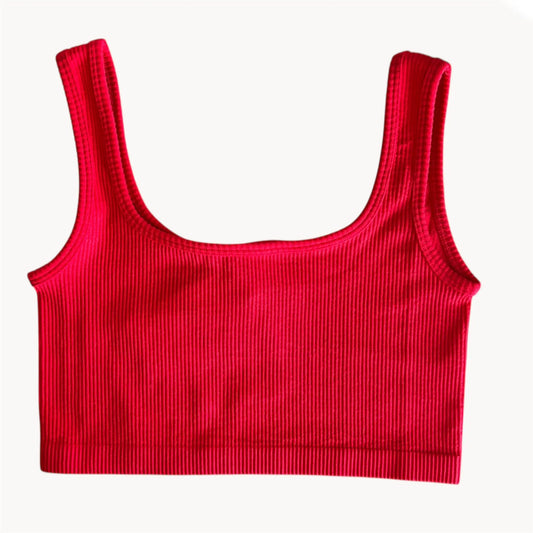 petit haut court rouge